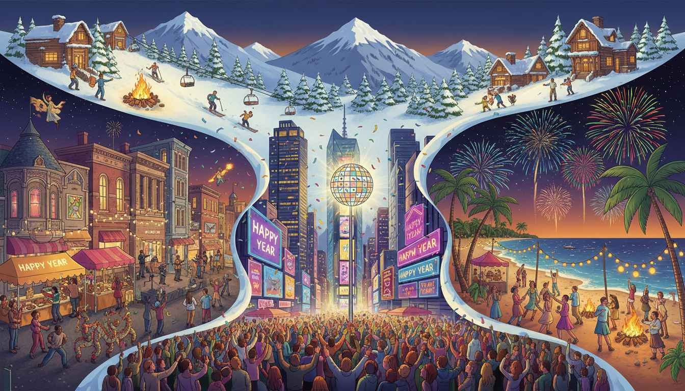 places to visit for new years in usa