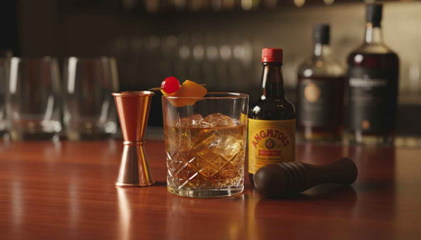 old fashioned drink accessories